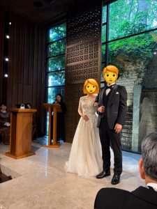 結婚式！